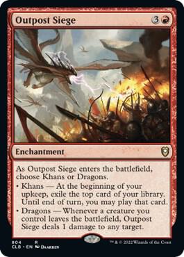 Outpost Siege (804) [Commander Legends: Battle for Baldur's Gate]