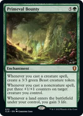 Primeval Bounty (830) [Commander Legends: Battle for Baldur's Gate]