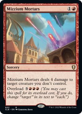 Mizzium Mortars (803) [Commander Legends: Battle for Baldur's Gate]
