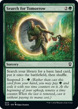 Search for Tomorrow (834) [Commander Legends: Battle for Baldur's Gate]