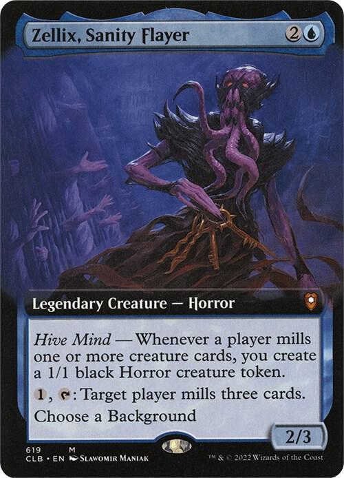 Zellix, Sanity Flayer (Extended Art) (619) [Commander Legends: Battle for Baldur's Gate] [Extended Art]