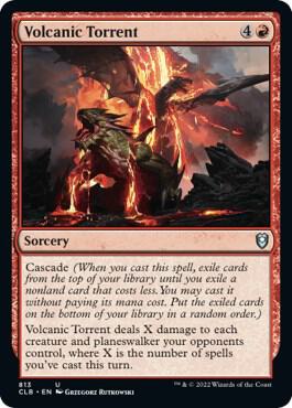 Volcanic Torrent (813) [Commander Legends: Battle for Baldur's Gate]