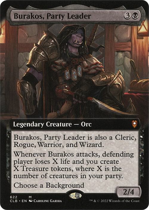 Burakos, Party Leader (Extended Art) (622) [Commander Legends: Battle for Baldur's Gate] [Extended Art]