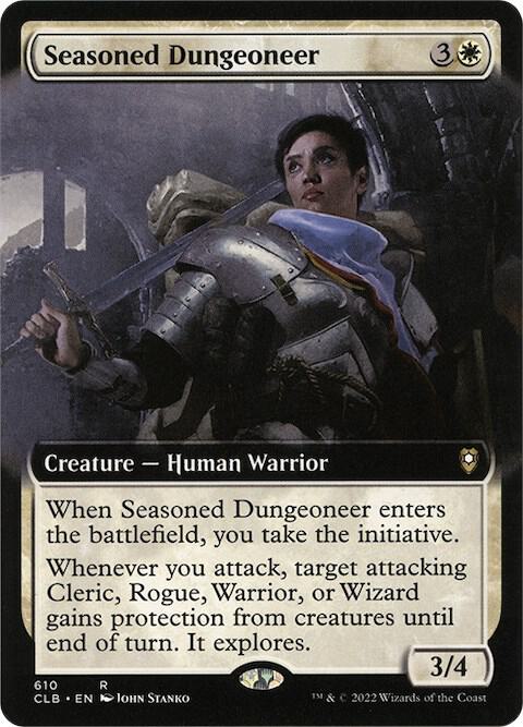 Seasoned Dungeoneer (Extended Art) (610) [Commander Legends: Battle for Baldur's Gate] [Extended Art]