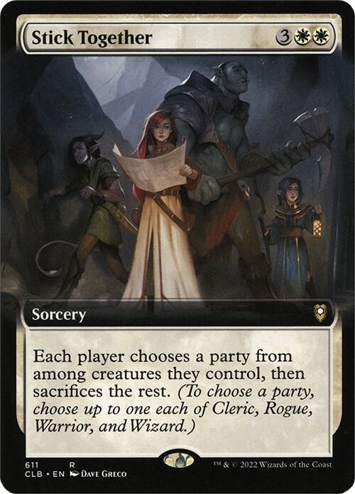 Stick Together (Extended Art) (611) [Commander Legends: Battle for Baldur's Gate] [Extended Art]