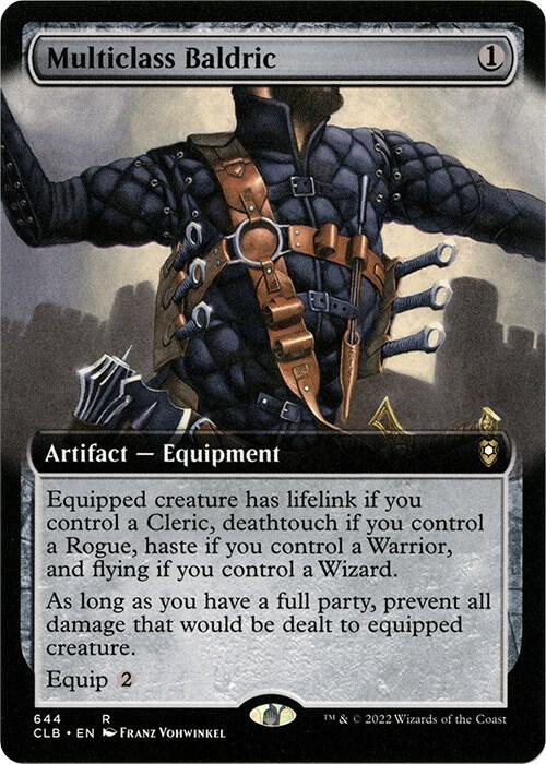 Multiclass Baldric (Extended Art) (644) [Commander Legends: Battle for Baldur's Gate] [Extended Art]
