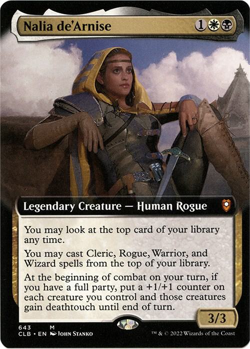 Nalia de'Arnise (Extended Art) (643) [Commander Legends: Battle for Baldur's Gate] [Extended Art]