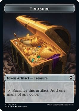Treasure // Copy Double-Sided Token (17 // 19) [Commander Legends: Battle for Baldur's Gate]