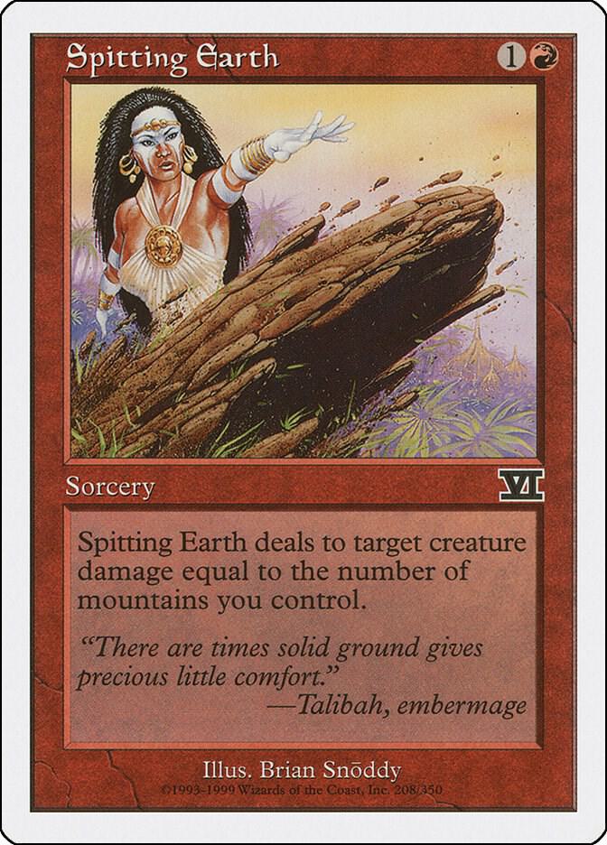 Spitting Earth (208) [Classic Sixth Edition]