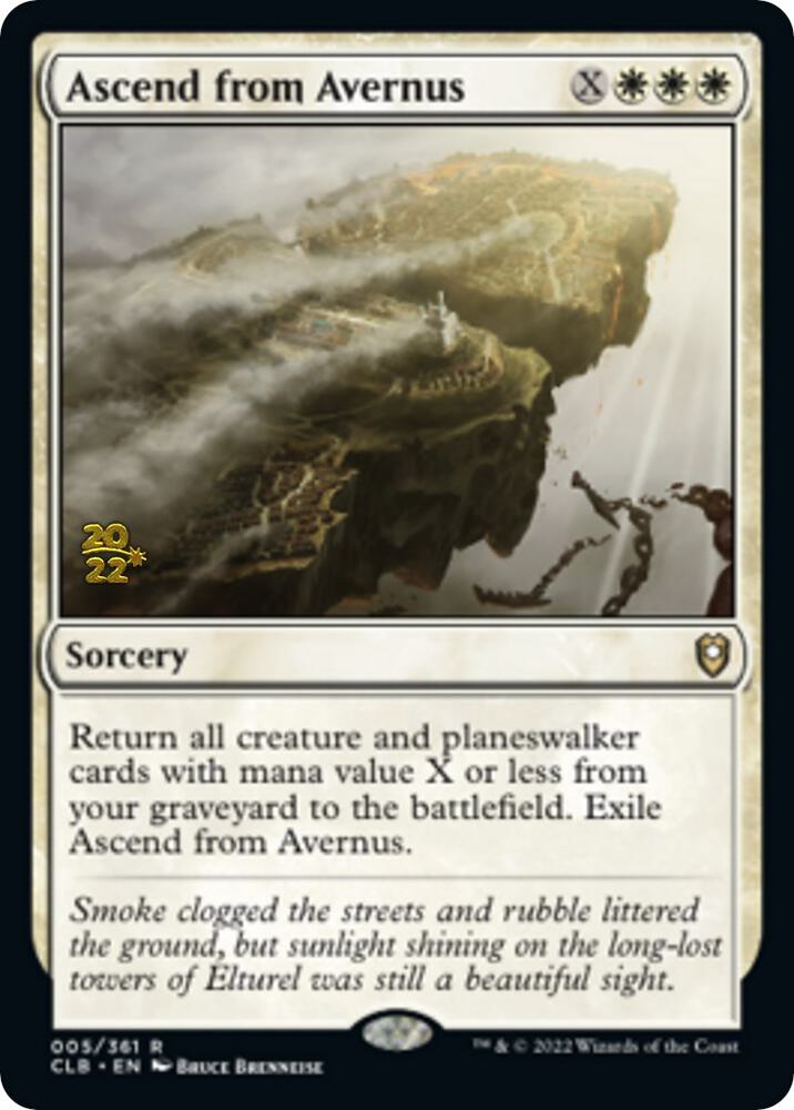 Ascend from Avernus (5) [Prerelease Cards]