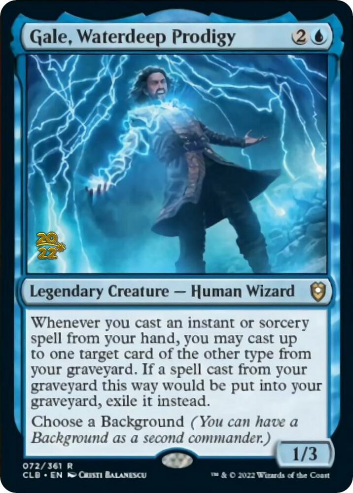 Gale, Waterdeep Prodigy (72) [Prerelease Cards]