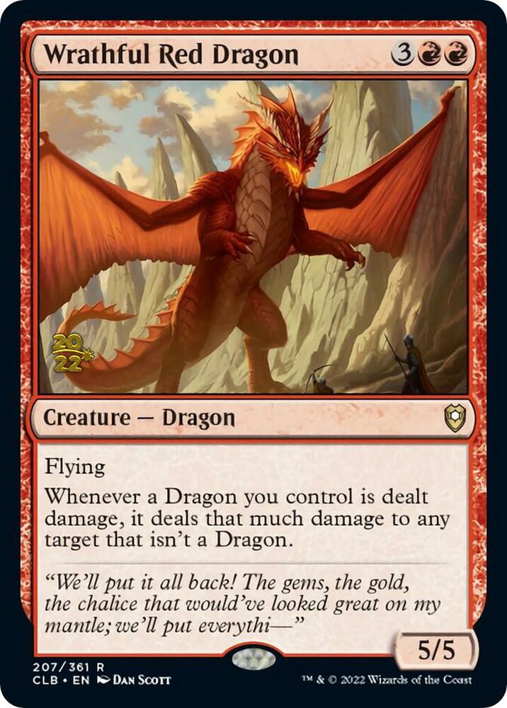 Wrathful Red Dragon (207) [Prerelease Cards]