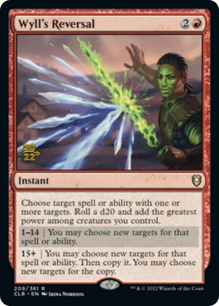 Wyll's Reversal (209) [Prerelease Cards]