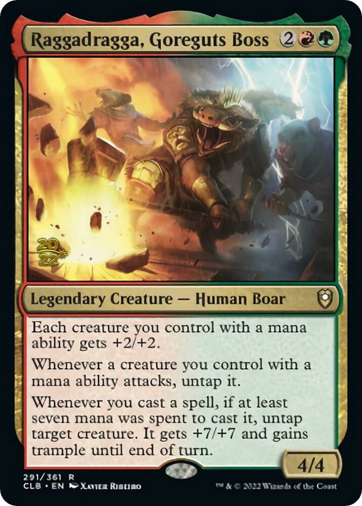 Raggadragga, Goreguts Boss (291) [Prerelease Cards]