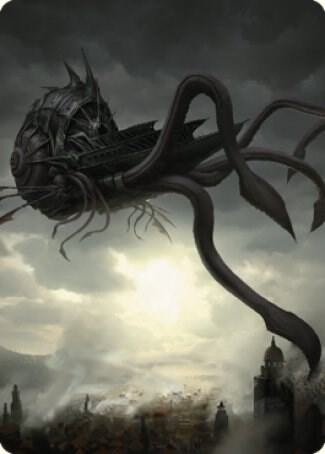 Nautiloid Ship Art Card (80) [Commander Legends: Battle for Baldur's Gate Art Series]
