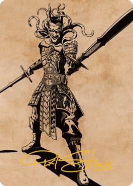 Zevlor, Elturel Exile Art Card (78/81) (Gold-Stamped Signature) [Commander Legends: Battle for Baldur's Gate Art Series]