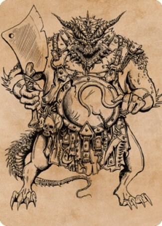 Thrakkus the Butcher Art Card (77) [Commander Legends: Battle for Baldur's Gate Art Series]