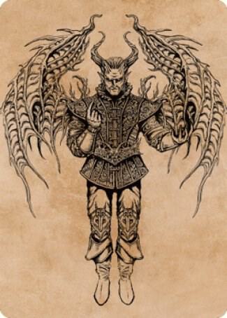 Raphael, Fiendish Savior Art Card (75/81) [Commander Legends: Battle for Baldur's Gate Art Series]