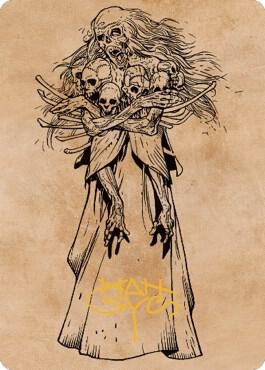 Myrkul, Lord of Bones Art Card (73/81) (Gold-Stamped Signature) [Commander Legends: Battle for Baldur's Gate Art Series]
