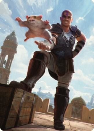 Minsc & Boo, Timeless Heroes Art Card (72/81) [Commander Legends: Battle for Baldur's Gate Art Series]