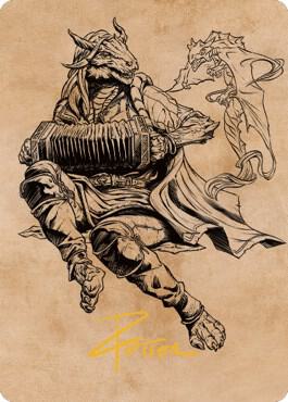 Korlessa, Scale Singer Art Card (Gold-Stamped Signature) (68) [Commander Legends: Battle for Baldur's Gate Art Series]