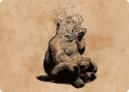 Wilson, Refined Grizzly Art Card (60) [Commander Legends: Battle for Baldur's Gate Art Series]