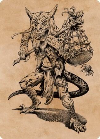 Taunting Kobold Art Card (57) [Commander Legends: Battle for Baldur's Gate Art Series]