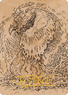 Nemesis Phoenix Art Card (Gold-Stamped Signature) (56) [Commander Legends: Battle for Baldur's Gate Art Series]