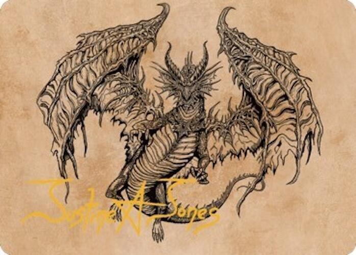Ganax, Astral Hunter Art Card (Gold-Stamped Signature) (53) [Commander Legends: Battle for Baldur's Gate Art Series]