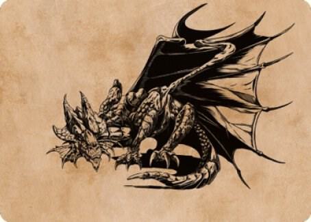 Ancient Copper Dragon Art Card (52/81) [Commander Legends: Battle for Baldur's Gate Art Series]