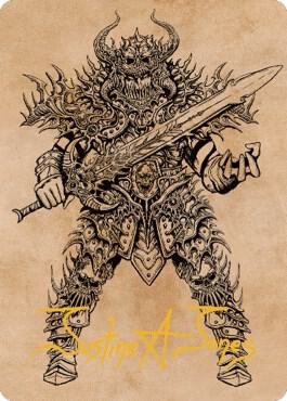 Sarevok, Deathbringer Art Card (Gold-Stamped Signature) (50) [Commander Legends: Battle for Baldur's Gate Art Series]