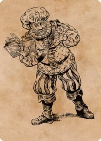 Volo, Itinerant Scholar Art Card (48) [Commander Legends: Battle for Baldur's Gate Art Series]