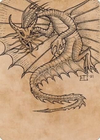 Ancient Gold Dragon Art Card (44/81) [Commander Legends: Battle for Baldur's Gate Art Series]