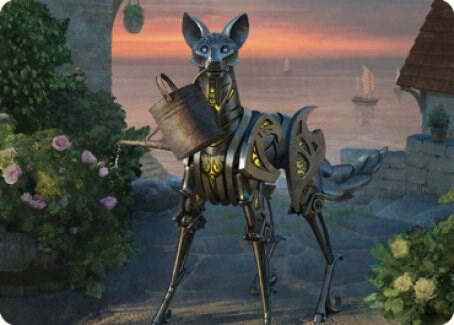 Clockwork Fox Art Card (43) [Commander Legends: Battle for Baldur's Gate Art Series]