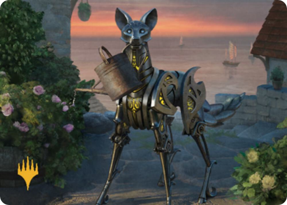 Clockwork Fox Art Card (Gold-Stamped) (43) [Commander Legends: Battle for Baldur's Gate Art Series]