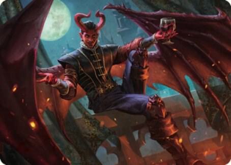 Raphael, Fiendish Savior Art Card (40/81) [Commander Legends: Battle for Baldur's Gate Art Series]