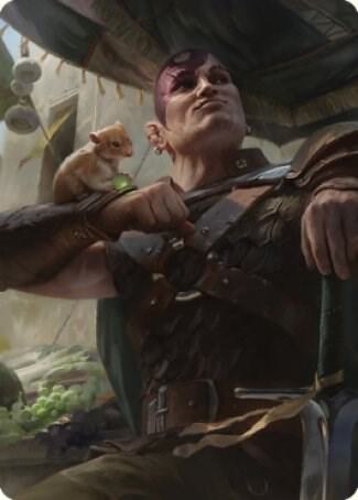 Minsc & Boo, Timeless Heroes Art Card (38/81) [Commander Legends: Battle for Baldur's Gate Art Series]