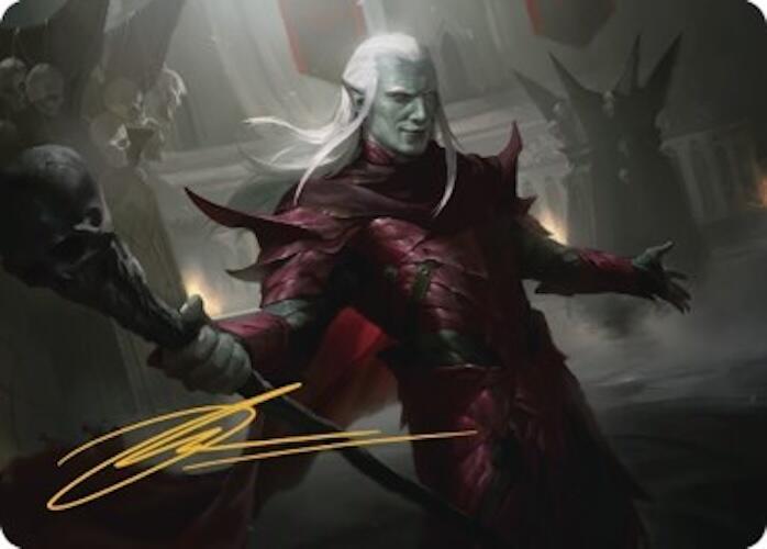 Baeloth Barrityl, Entertainer Art Card (Gold-Stamped Signature) (33) [Commander Legends: Battle for Baldur's Gate Art Series]