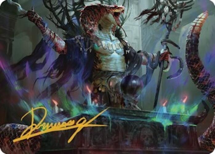 Sivriss, Nightmare Speaker Art Card (32/81) (Gold-Stamped Signature) [Commander Legends: Battle for Baldur's Gate Art Series]