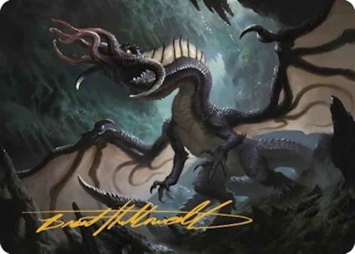 Brainstealer Dragon Art Card (Gold-Stamped Signature) (31) [Commander Legends: Battle for Baldur's Gate Art Series]