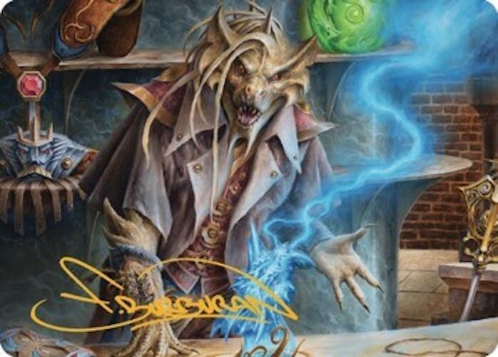 Renari, Merchant of Marvels Art Card (Gold-Stamped Signature) (30) [Commander Legends: Battle for Baldur's Gate Art Series]
