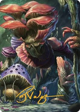 Myconid Adult Art Card (Gold-Stamped Signature) (24) [Commander Legends: Battle for Baldur's Gate Art Series]