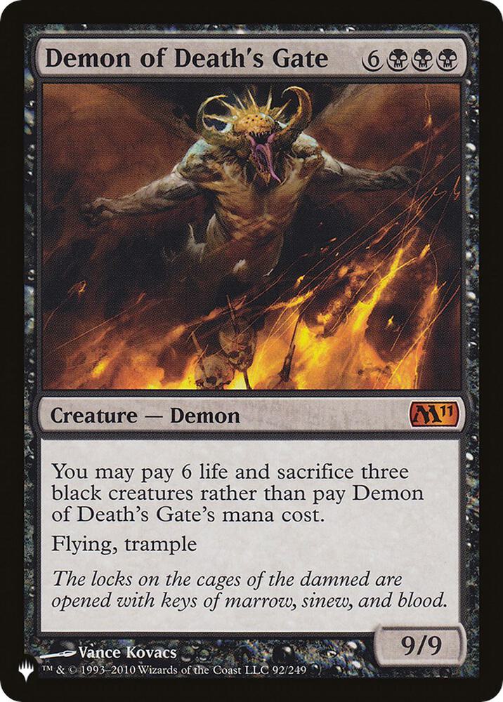 Demon of Death's Gate (92/249) [The List]