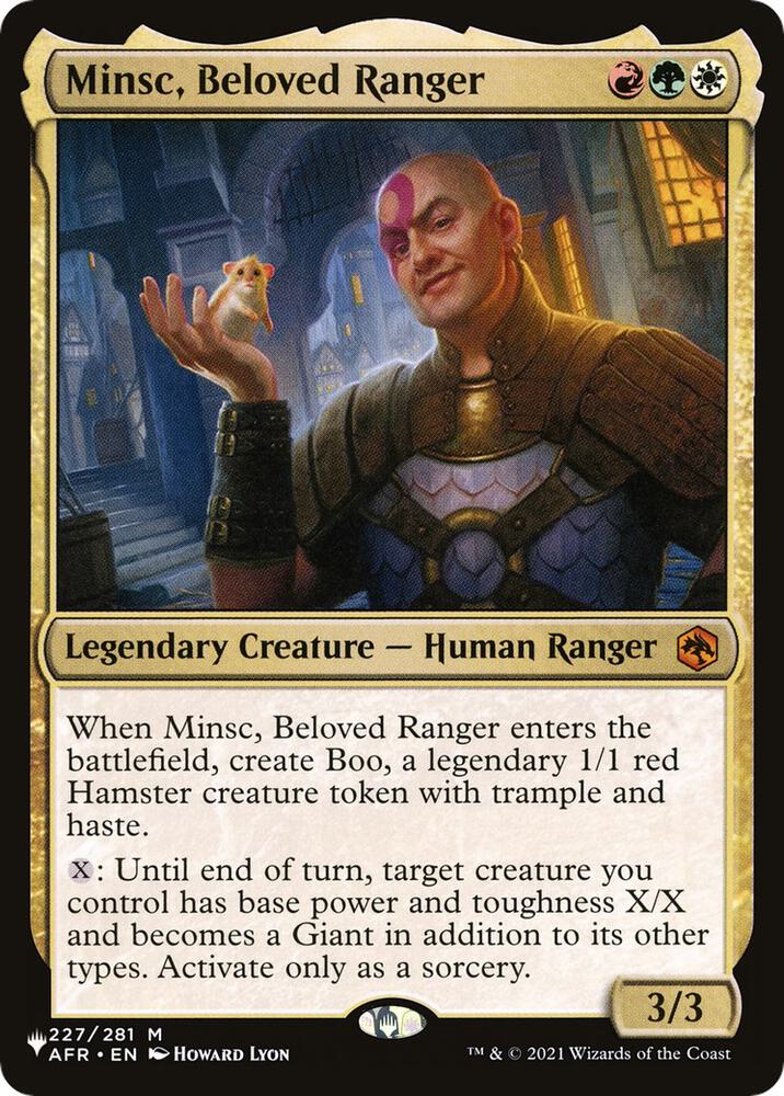 Minsc, Beloved Ranger (227/281) [The List]