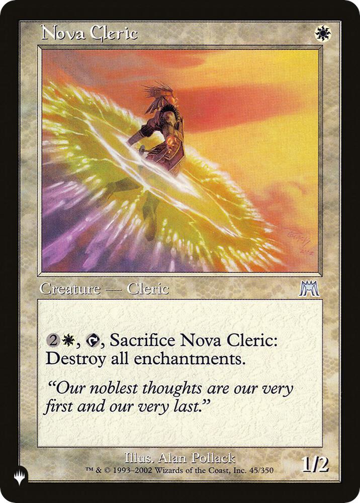 Nova Cleric (45/350) [The List]