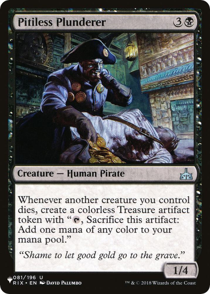 Pitiless Plunderer (081/196) [The List]