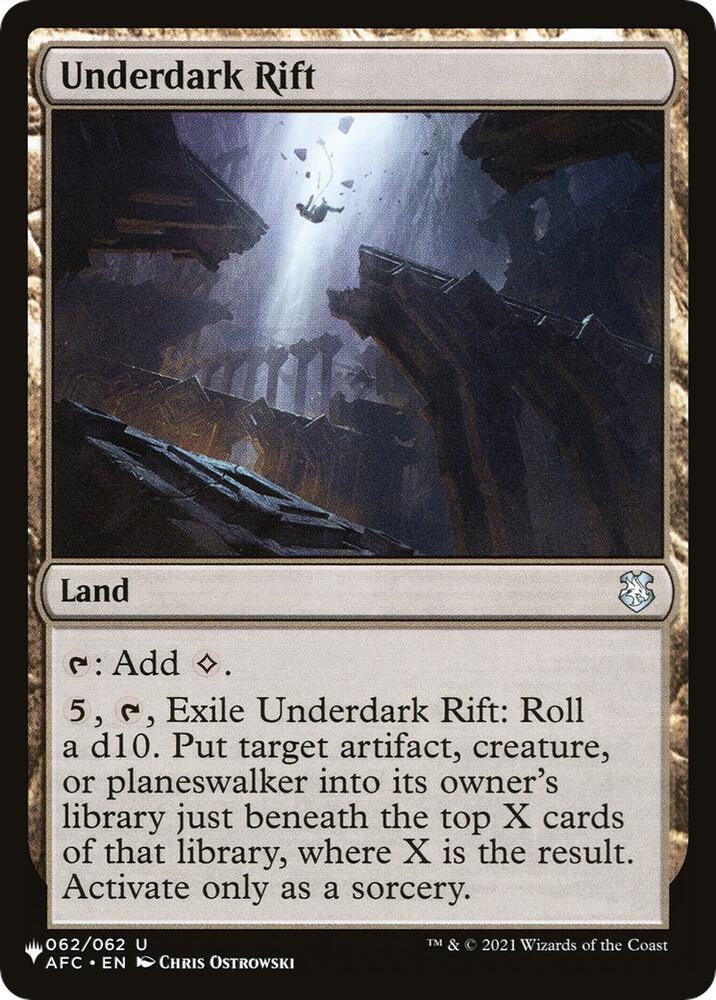 Underdark Rift (062/062) [The List]