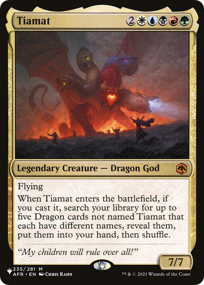 Tiamat (235/281) [The List]