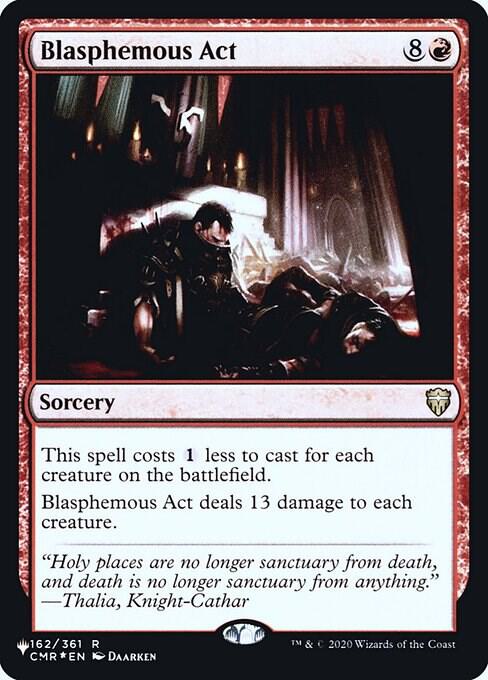 Blasphemous Act (CMR) (162) [The List]