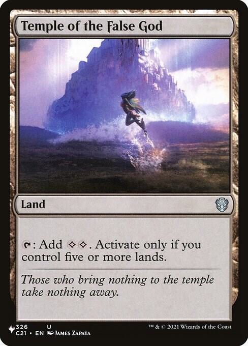 Temple of the False God (C21) (326) [The List]